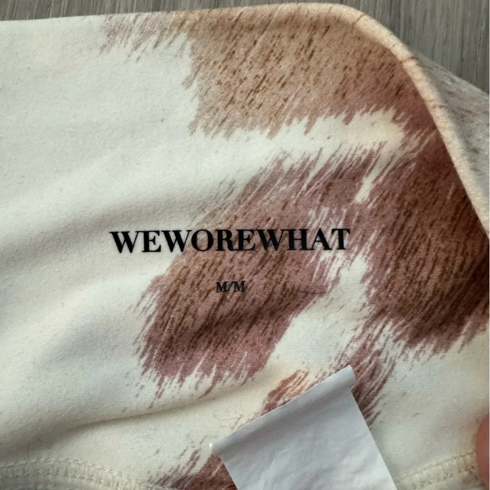 WeWoreWhat Brown and White Patterned Leggings - Picture 8 of 9
